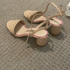 Zara nude heels